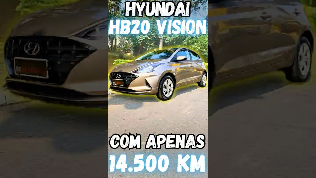 Voc&ecirc; compraria esse HB20? T&aacute; LINDO e &agrave; VENDA! #hb20 #hb20vision #hyundaihb20 #carroseminovo