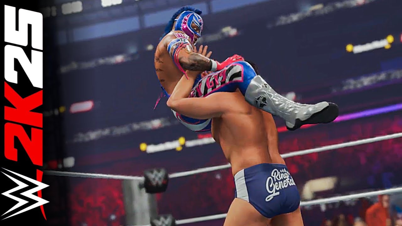 619 vs POWERBOMB! Rey Mysterio vs Gunther | WWE 2K25
