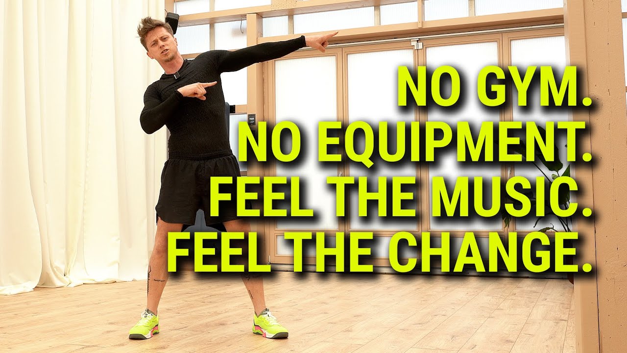 Home Workout for Beginners | 12-Min HIIT with Music (No Equipment) I HIIT the Beat