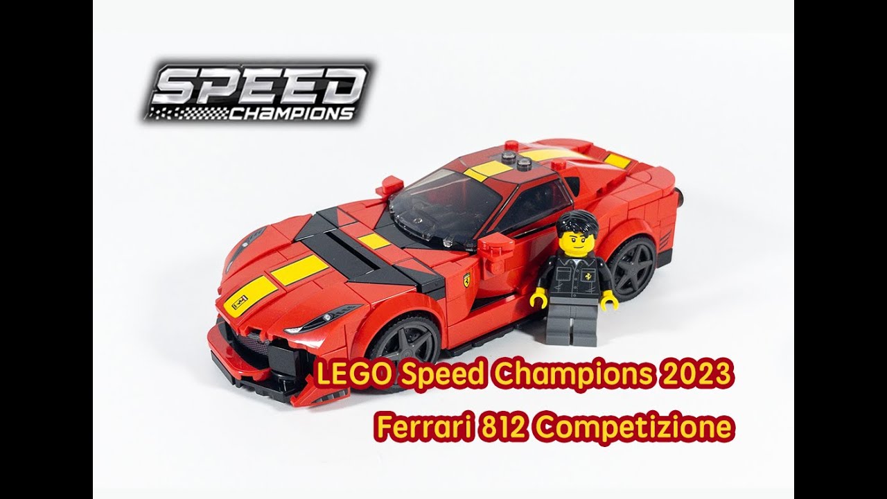 【Racing Kit】LEGO 2023 新款 Ferrari 812 Competizione 我的尾管有導彈！ Speed Champions 76914 速組評測