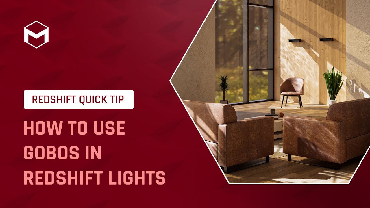 #RedshiftQuickTip 6: How to use Gobos in Redshift Lights