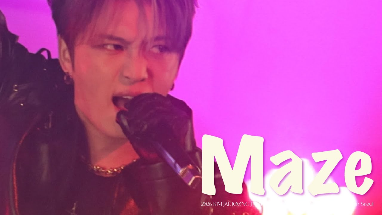 [4K] 260125 김재중 Maze🎶 ｜2026 KIM JAE JOONG J-Party Asia Tour Fan Concert 