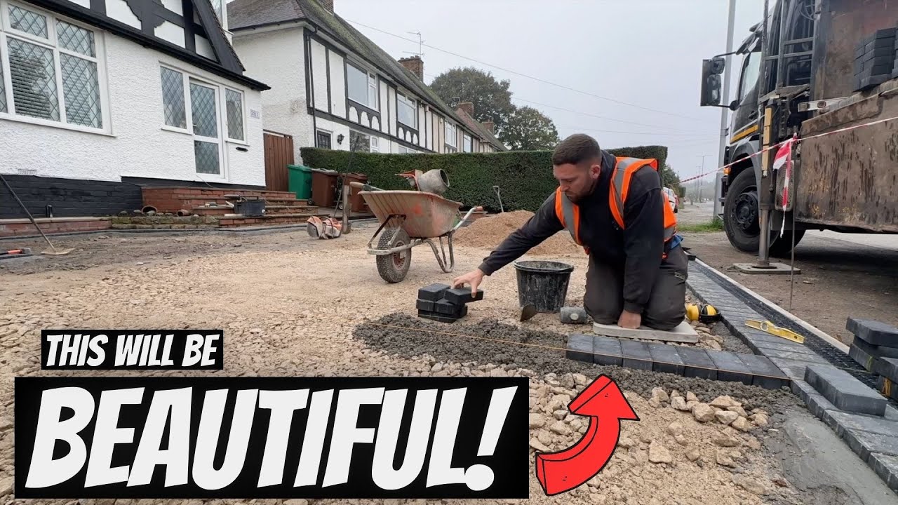 BLOCKING HELL! This Driveway Will Be BEAUTIFUL..