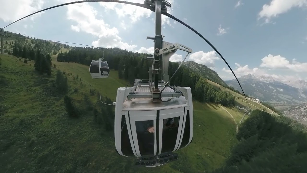 Funivia  Alpe Lusia secondo tronco Le Cune, Punto panoramico delle Cune,