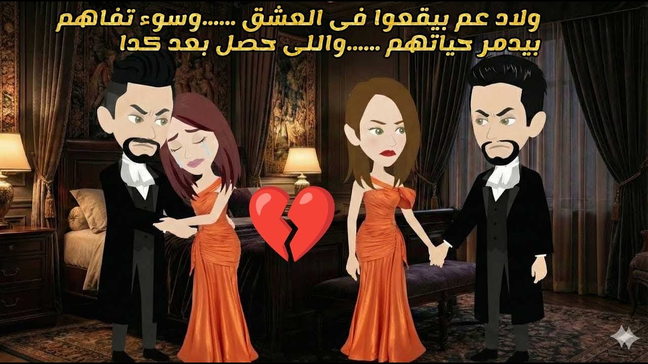 ولاد عم بيقعوا فى العشق ......وسوء تفاهم بيدمر حياتهم ......واللى حصل بعد كدا  !!!!!!