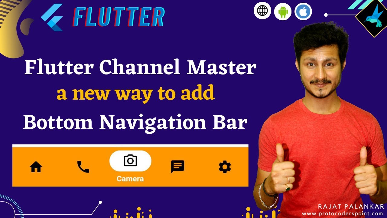 Flutter Material You Navigation Bar  - A NEW way to add bottom navigation bar - Channel master
