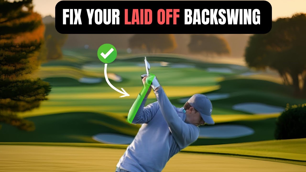 3 BIGGEST Backswing Mistakes - How to Fix a Laid-Off Backswing