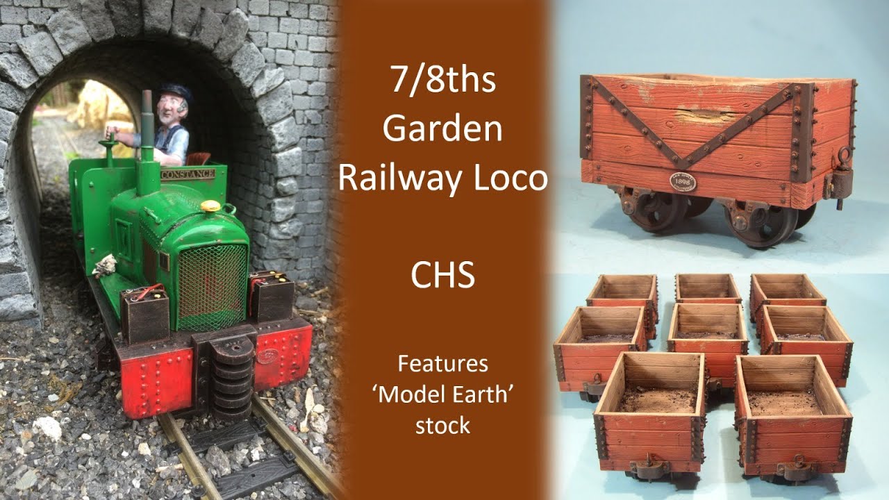 7/8ths scale 'Model Earth' loco and stock
