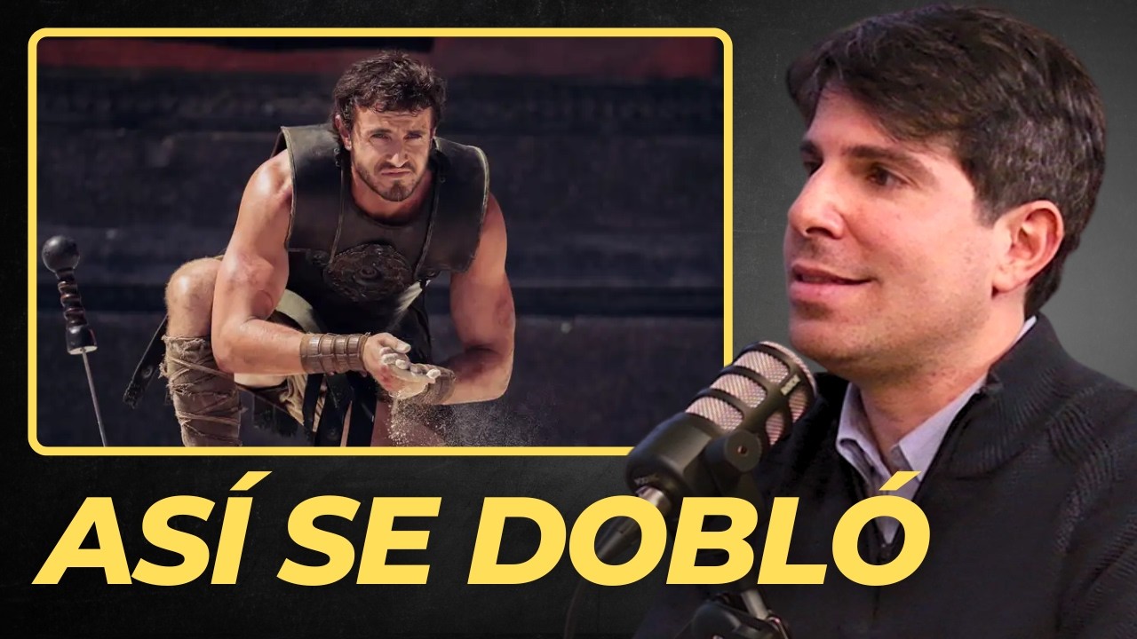 Así fue el doblaje de Gladiator 2 | Marcel Navarro es la voz de Paul Mescal.