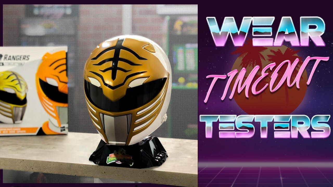 White Ranger Helmet Power Rangers Lightning Collection | WearTesters Timeout