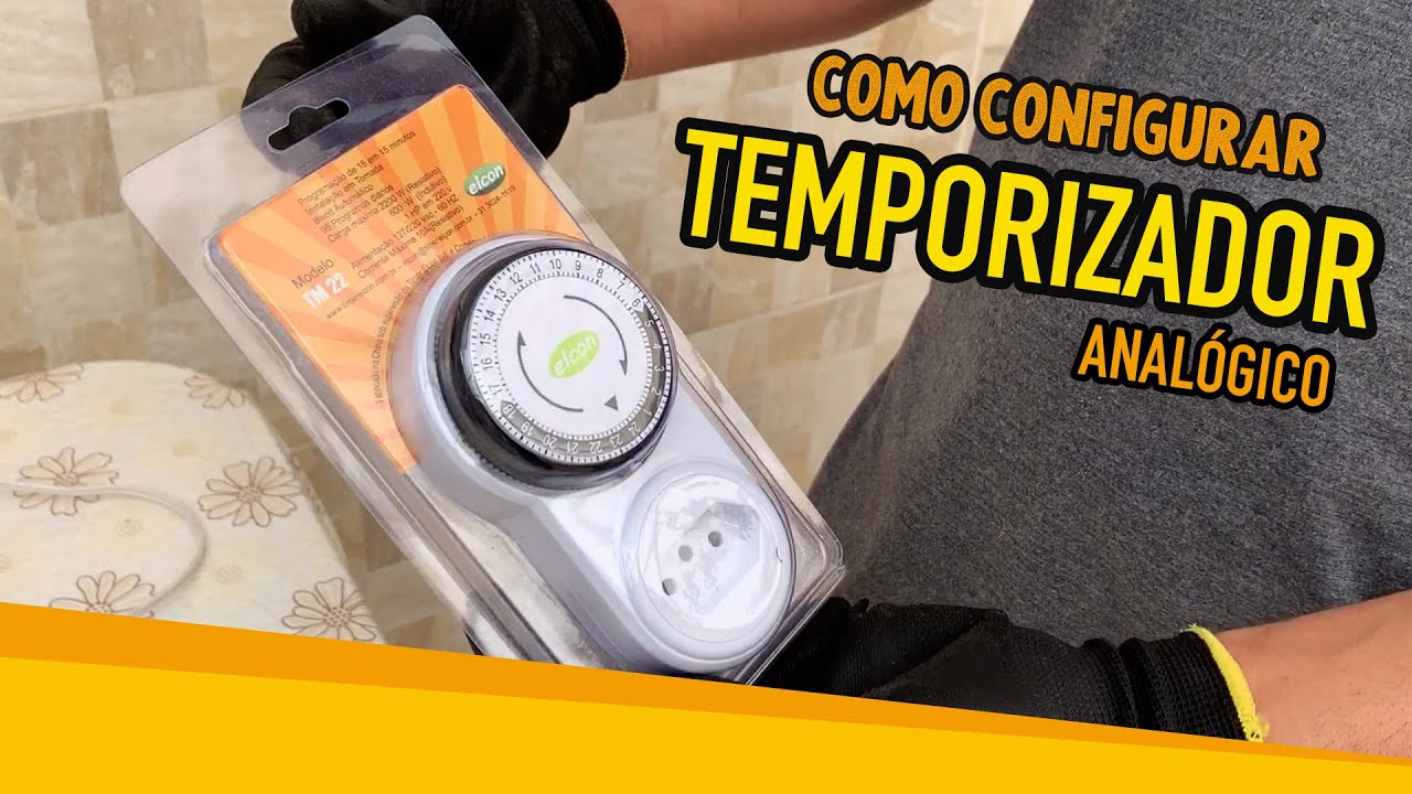 Como configurar (Timer) Temporizador Analógico