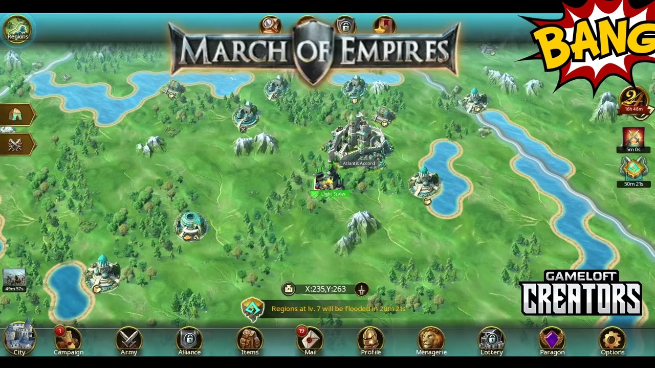 March of Empires Atlantis Light Snow 71.2m 