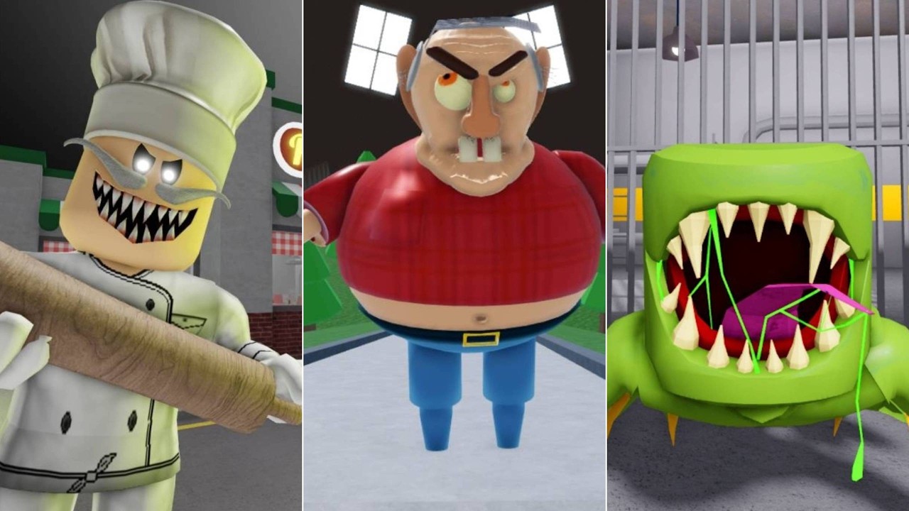 PAPA PIZZA'S PIZZERIA, ESCAPE EVIL GRANDPA, ALIEN PRISON ROBLOX