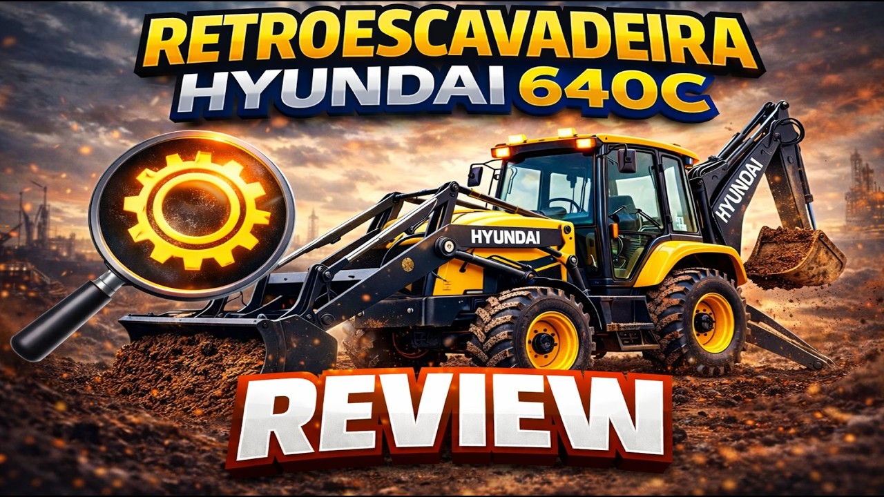 RETROESCAVADEIRA HYUNDAI - NOVO REVIEW