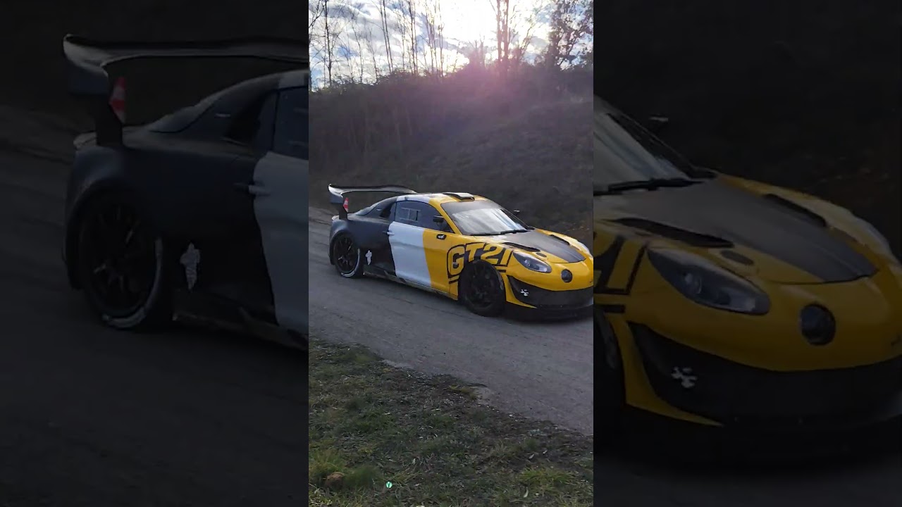 alpine A110 GT+ de Gregory Fontalba au p&ocirc;le m&eacute;canique d'ales