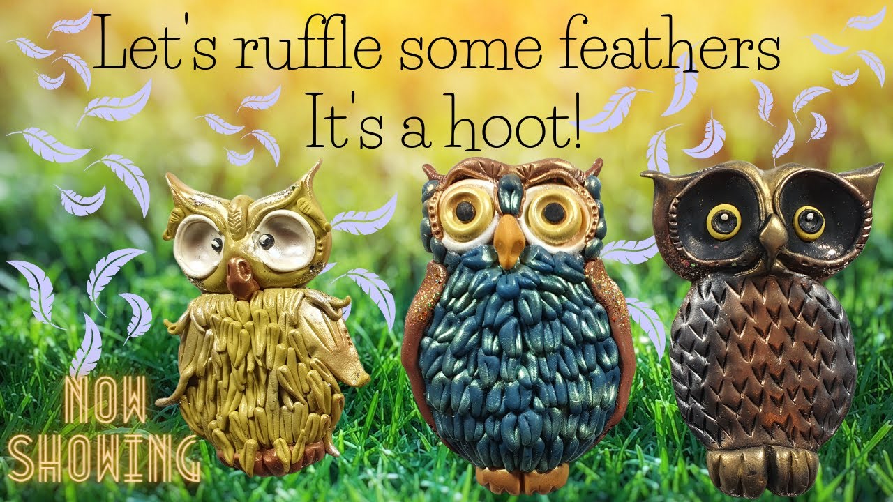 How to make POLYMER CLAY OWLS {Three tutorials in one!} Vote your favourite in the comments!!