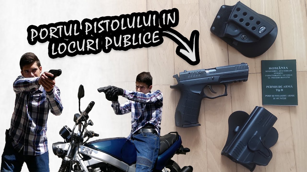 PORTUL PISTOLULUI pe STRADA, in MASINA si pe MOTOR | PROBLEME si SOLUTII