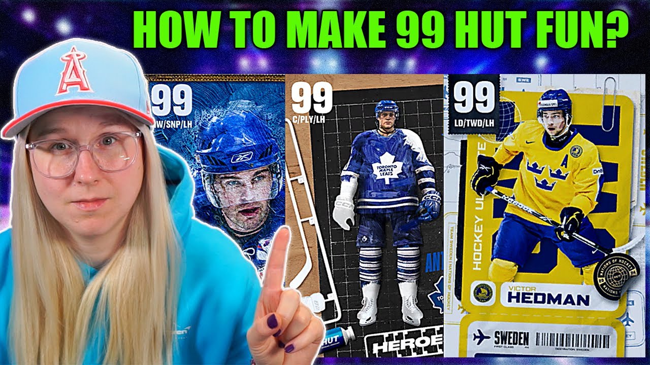 HOW TO MAKE 99 HUT MORE FUN IN EA NHL