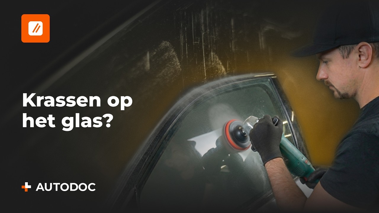Hoe autoruiten zelf te schuren en te polijsten