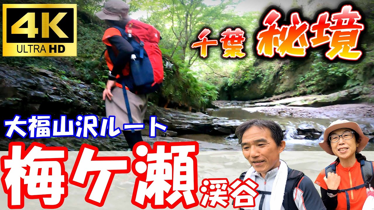 【王道ハイキング】秘境「梅ケ瀬渓谷」沢ルートで大福山　自然の宝庫でアドベンチャーを