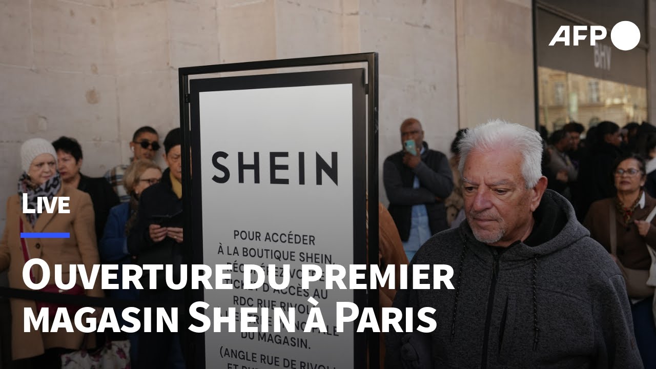 🔴 LIVE - Shein ouvre à Paris son premier magasin pérenne au monde