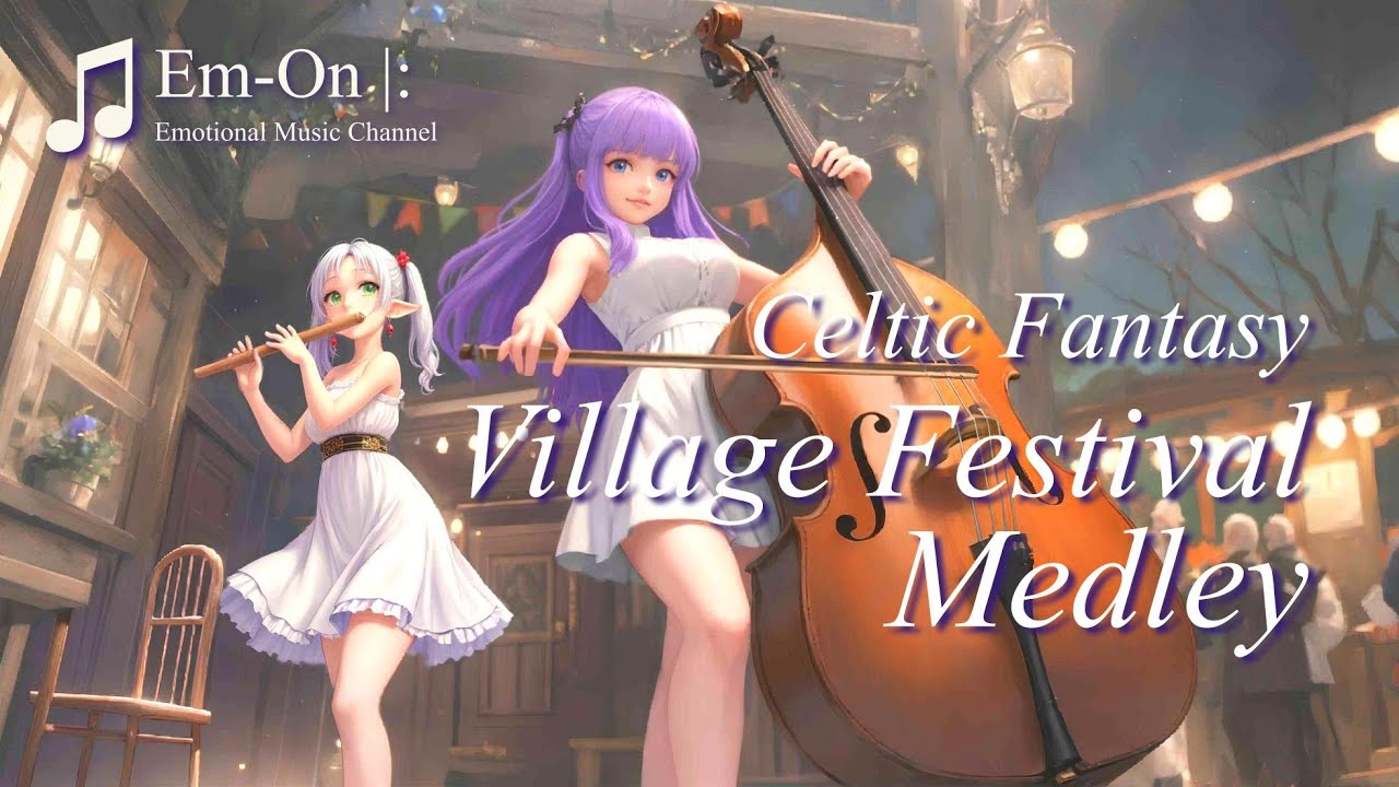 BGM(100min.)♪Celtic RPG Village Fest Medley[元気をもらえるケルト音楽|気分を上げる曲|朝やる気を出す曲]