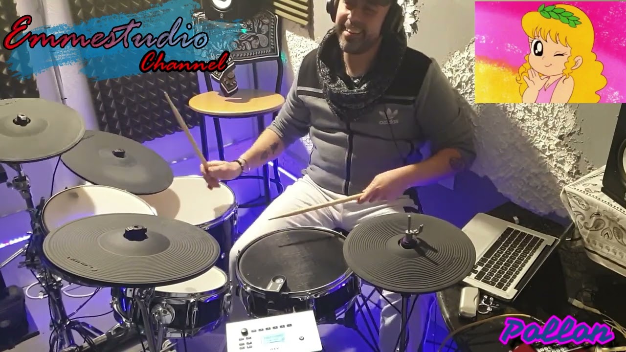 Mix Sigle Cartoni Animati anni '80/'90 Drum Cover Emmestudio