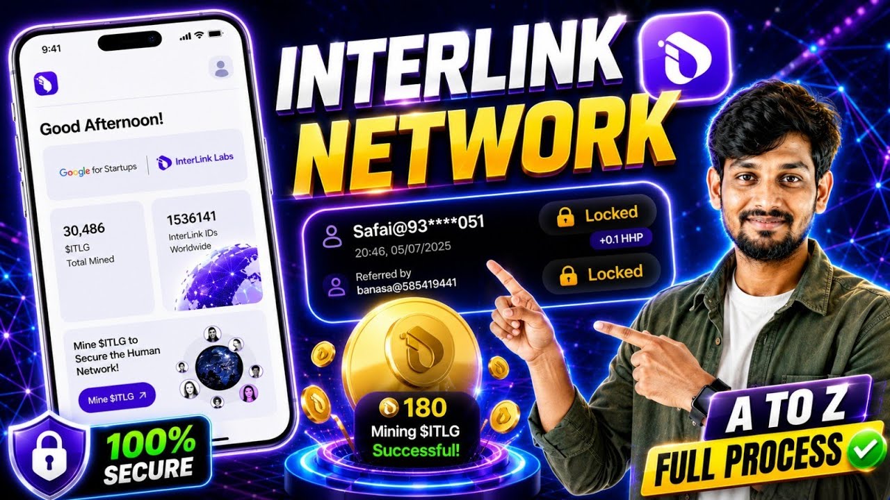 How to interlink network full Register Process | inter link network airdrop Free Mining App