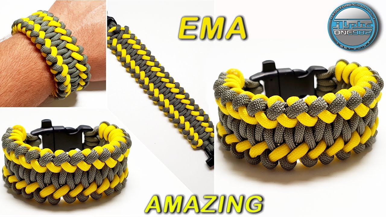 How To Make Paracord Bracelet EMA World of Paracord Tutorials DIY Macrame Bracelet