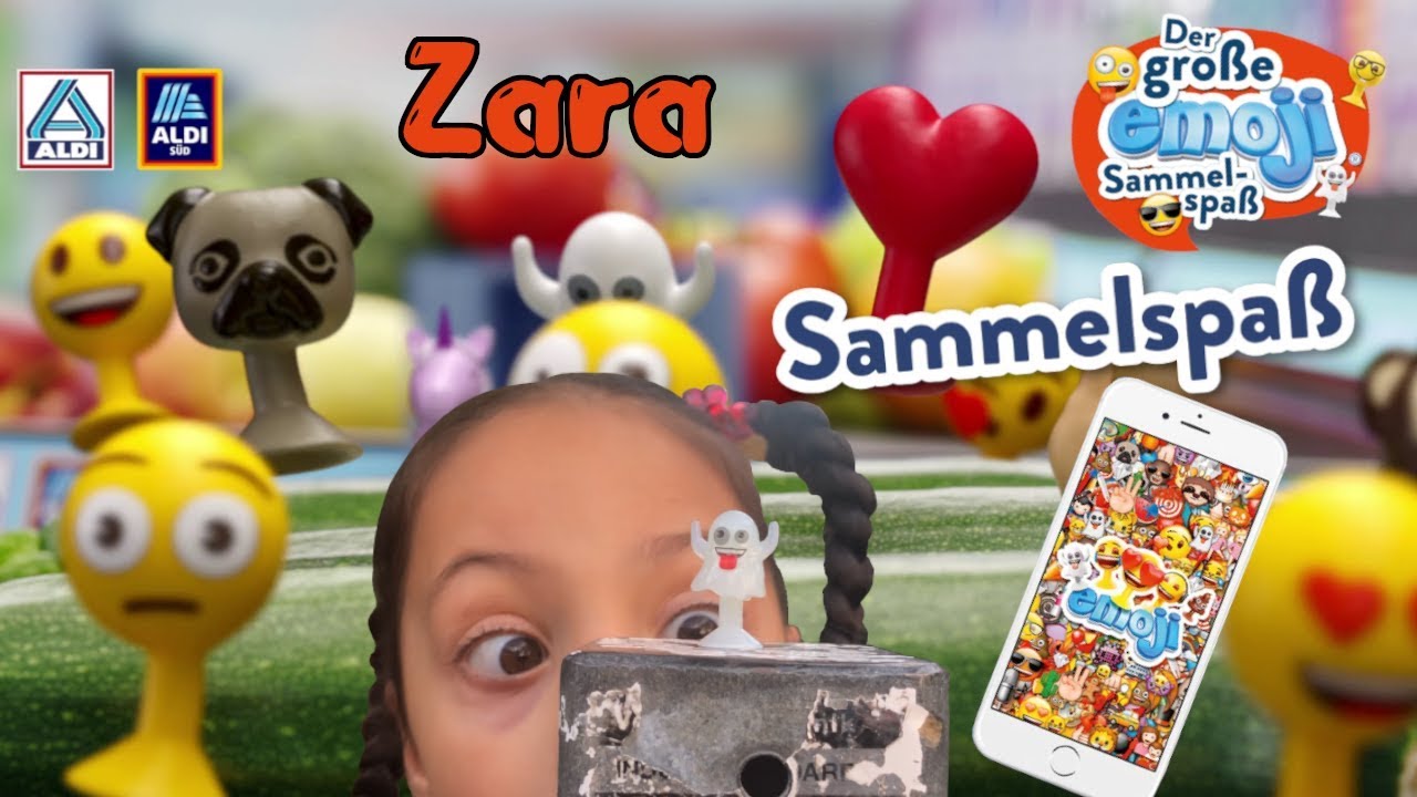 Das große Emoji 😍Sammelfiguren Unboxing  deutsch ! 🤪 ALDI Handy App Zara Like Toys