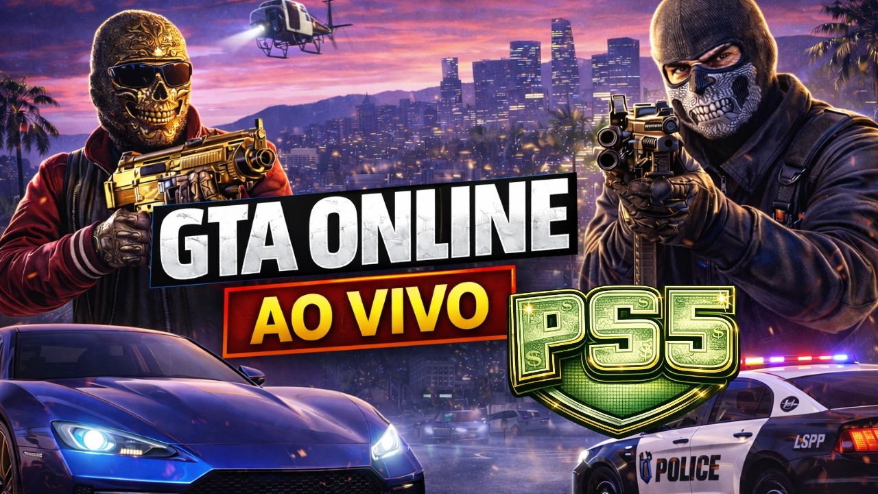 🎮 GTA ONLINE AO VIVO NO PS5 | Missões, Caos e Gameplay 🔥