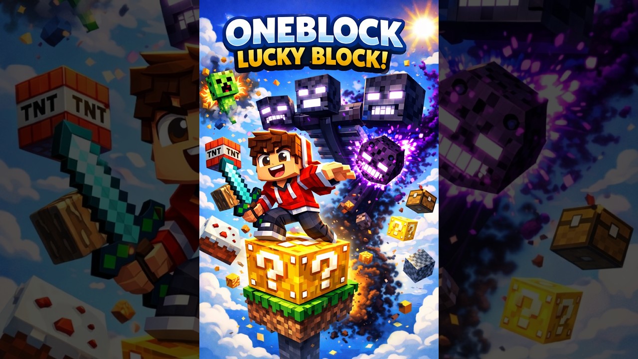 ROMPÍ UN LUCKY BLOCK Y APARECIÓ EL WITHER
