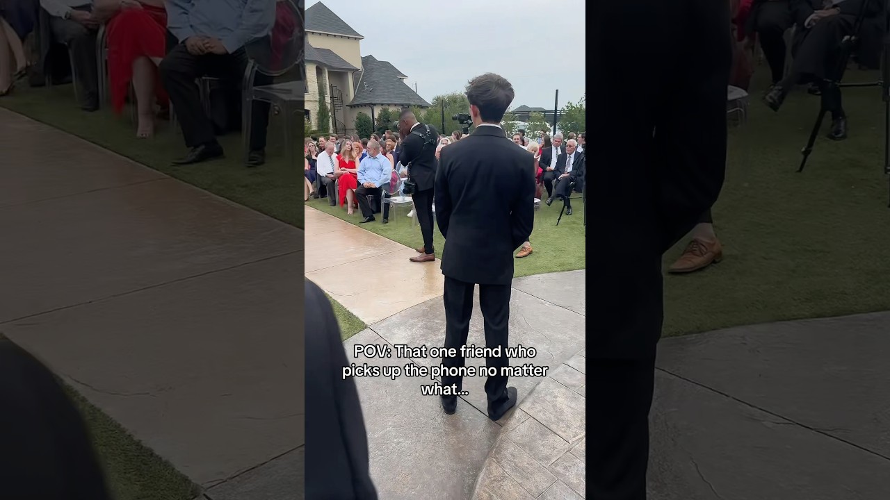 FaceTime At A Wedding! ￼