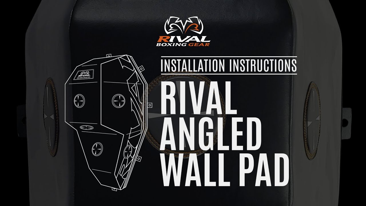 Rival Angled Wall Pad - Installation Instructions for Mounting on a Cinder Block Wall