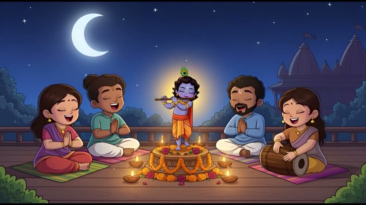 ஏகாதசி சிறப்பு 🦚 | கீதையின் குரலாய் வந்த கண்ணா | Little Krishna Tamil Bhakti Song