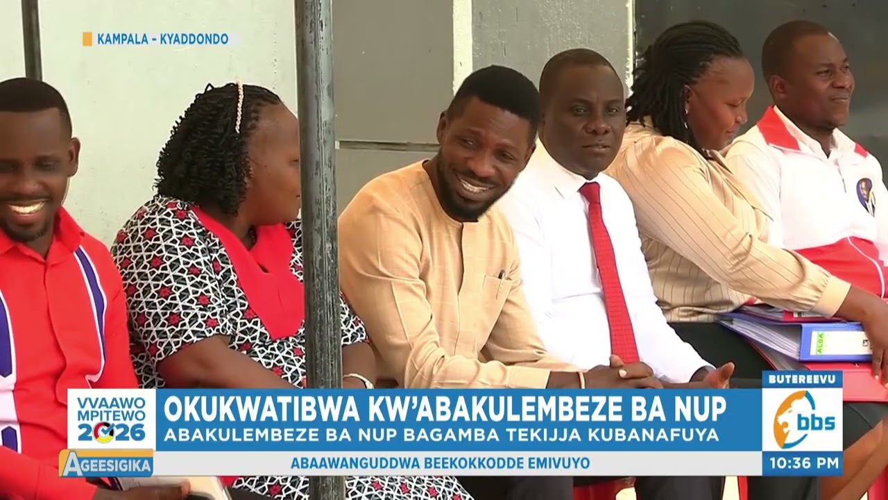 Abakulembeze b’Ekibiina  ki NUP Abatannakwatibwa Bagamba Tebagenda Kunafuwa