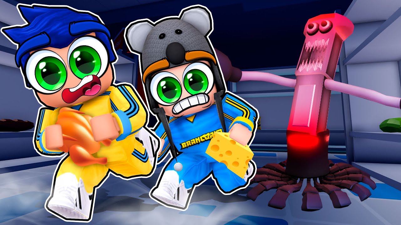 SOZINHOS NO SUPERMERCADO DO ROBLOX PANIK - Brancoala Games