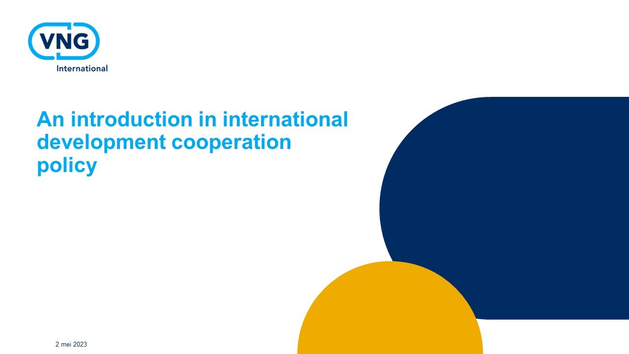 An introduction in International development cooperation policy - January 2024
