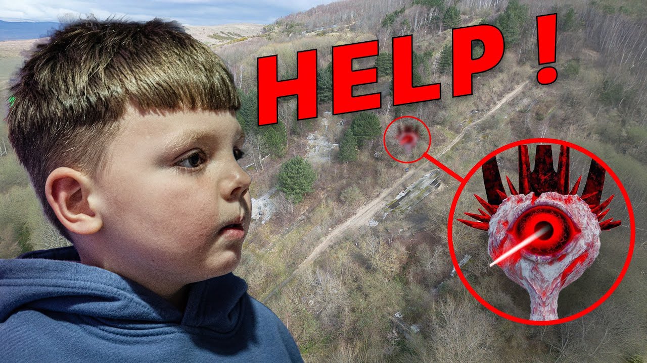 DRONE CATCHES WATER EYE TOWER IN REAL LIFE *ABANDONED SKI VILLAGE* | WATER EYE TOWER