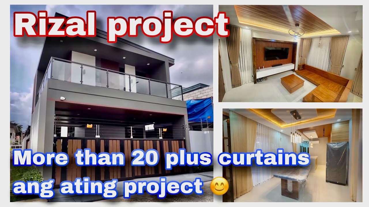 Sa Rizal province , naman tayo nag-lagay ng kurtina, more than 20 curtains ang ating nilagay!