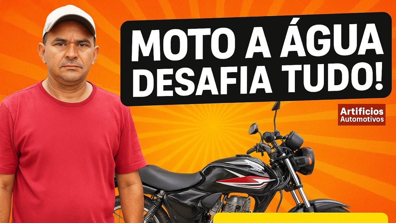 BRASILEIRO Cria Moto que ANDA 1.000 km com 1 Litro de Água – Milagre ou Revolução Esquecida?
