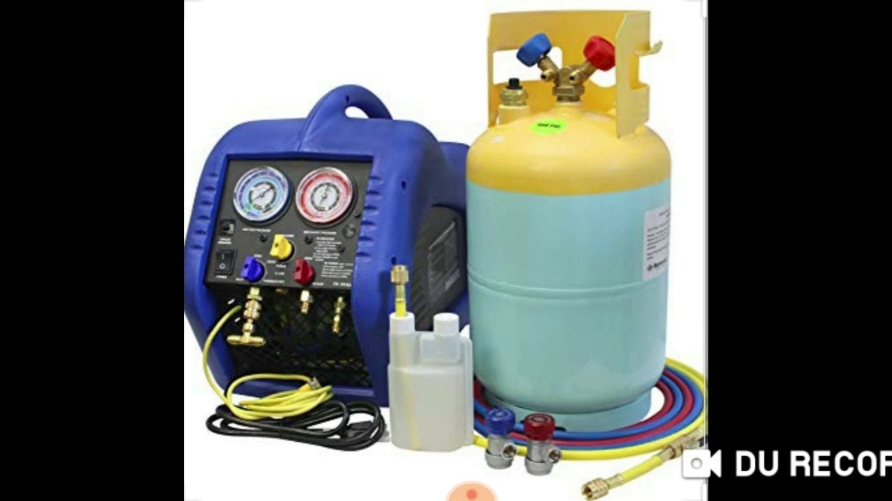 Refrigerant Recovery machine شرح لطريقة استعمال جهاز الريكوفري