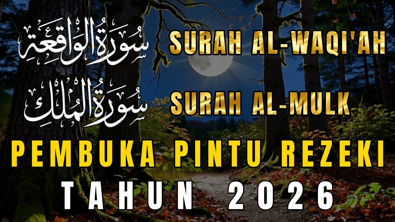 SURAT AL-MULK & SURAT AL-WAQI'AH PEMBUKA PINTU REZEKI DI TAHUN 2026