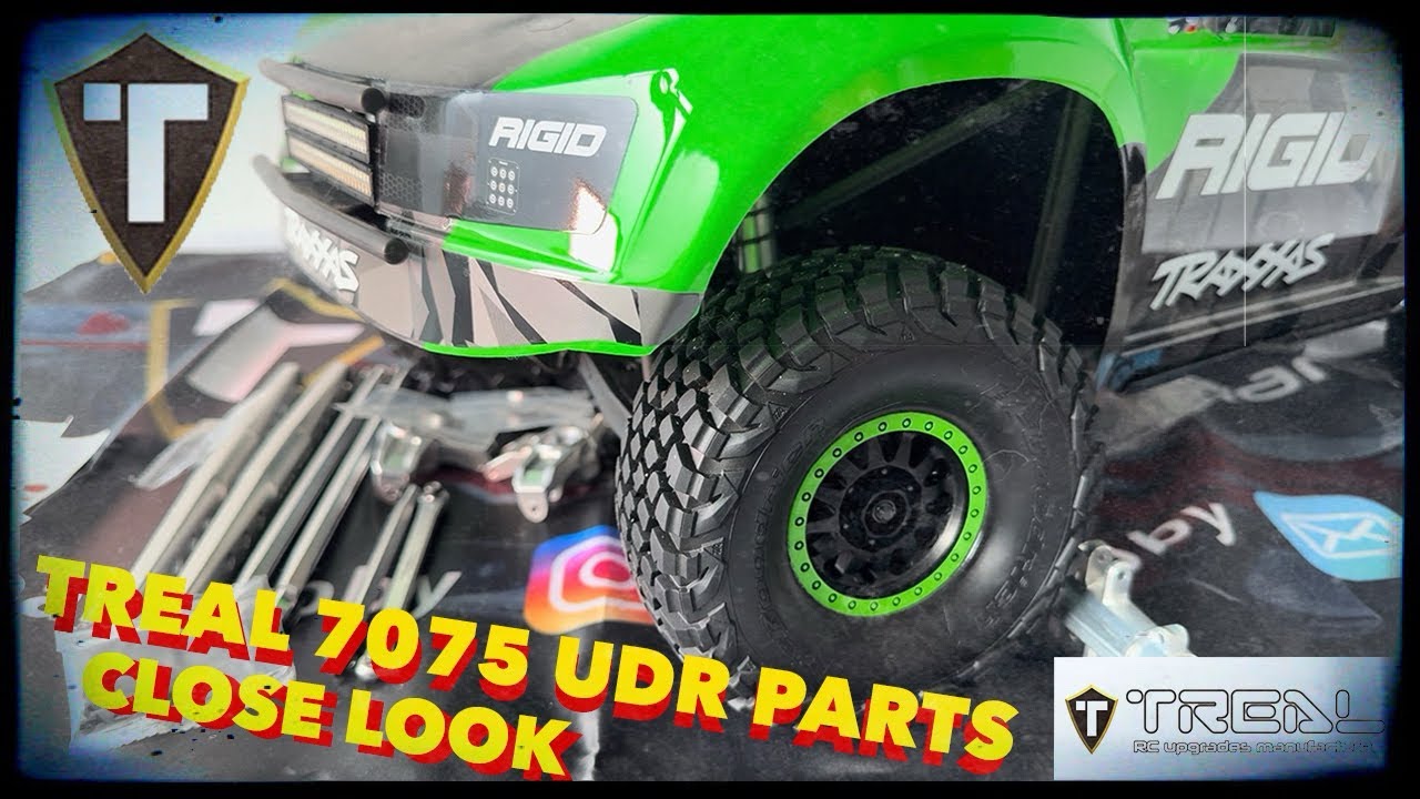 Treal Alloy parts for the Traxxas UDR, Take a closer look at how good they are! 