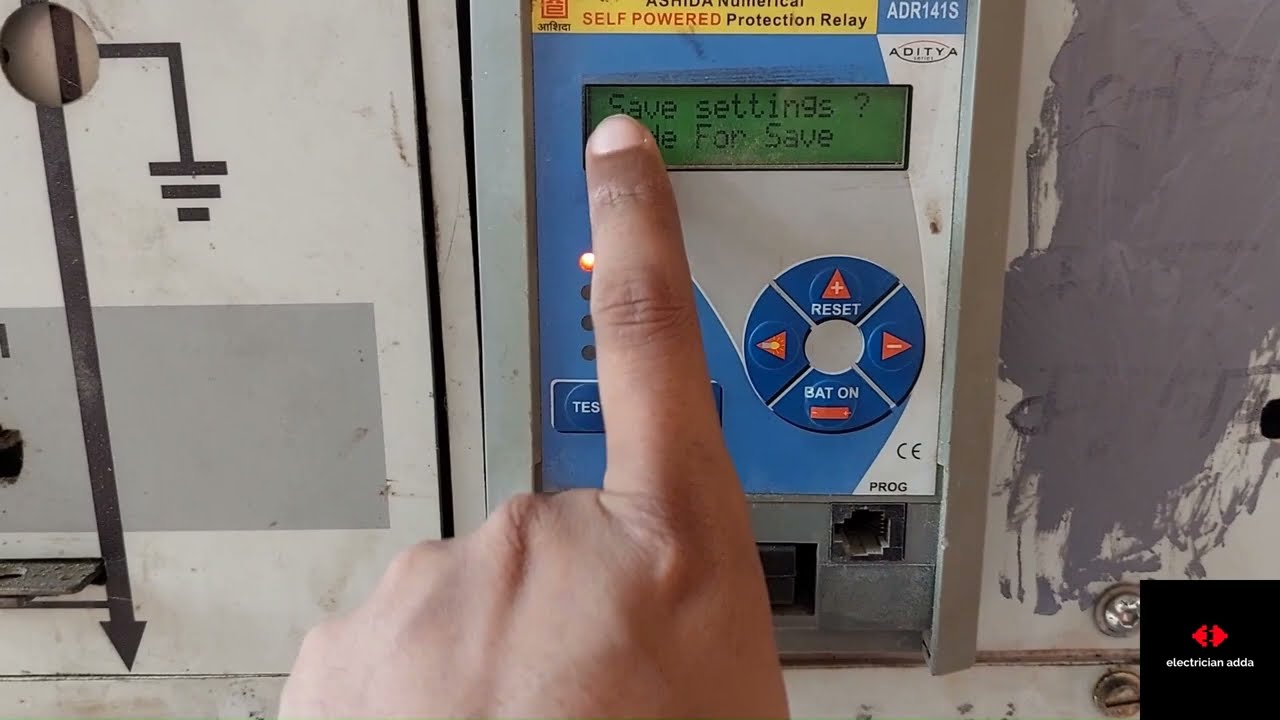 How to set Ashida ADR141S relay setting | Relay setting in RMU | Relay ko kaise set karen