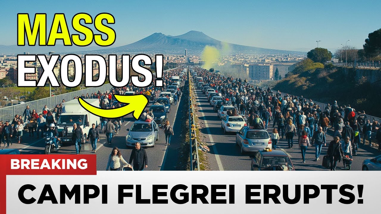 1 MINUTE AGO: Campi Flegrei Naples Triggers Mass Exodus - Italy Evacuates Half Million