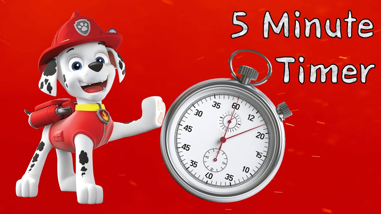 Paw Patrol Marshall 5 Minute Timer
