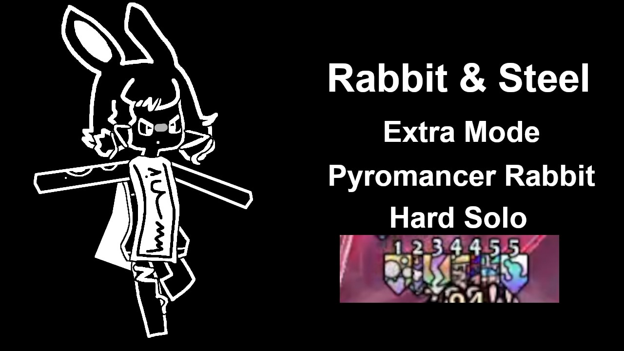 Pyromancer Becomes a Biohazard | Rabbit and Steel Extra Mode Hard Solo