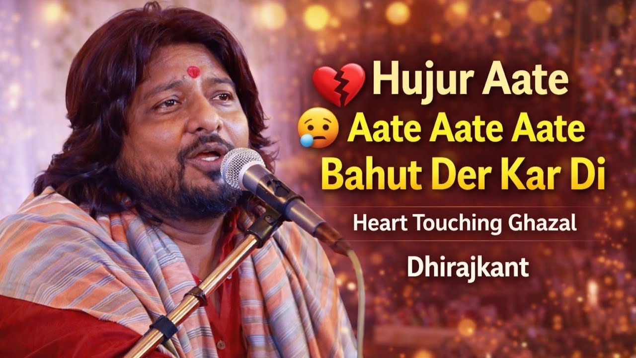 Huzoor Aate Aate Bahut Der Kar Di | Dhirajkant | Soulful Ghazal Performance 2026