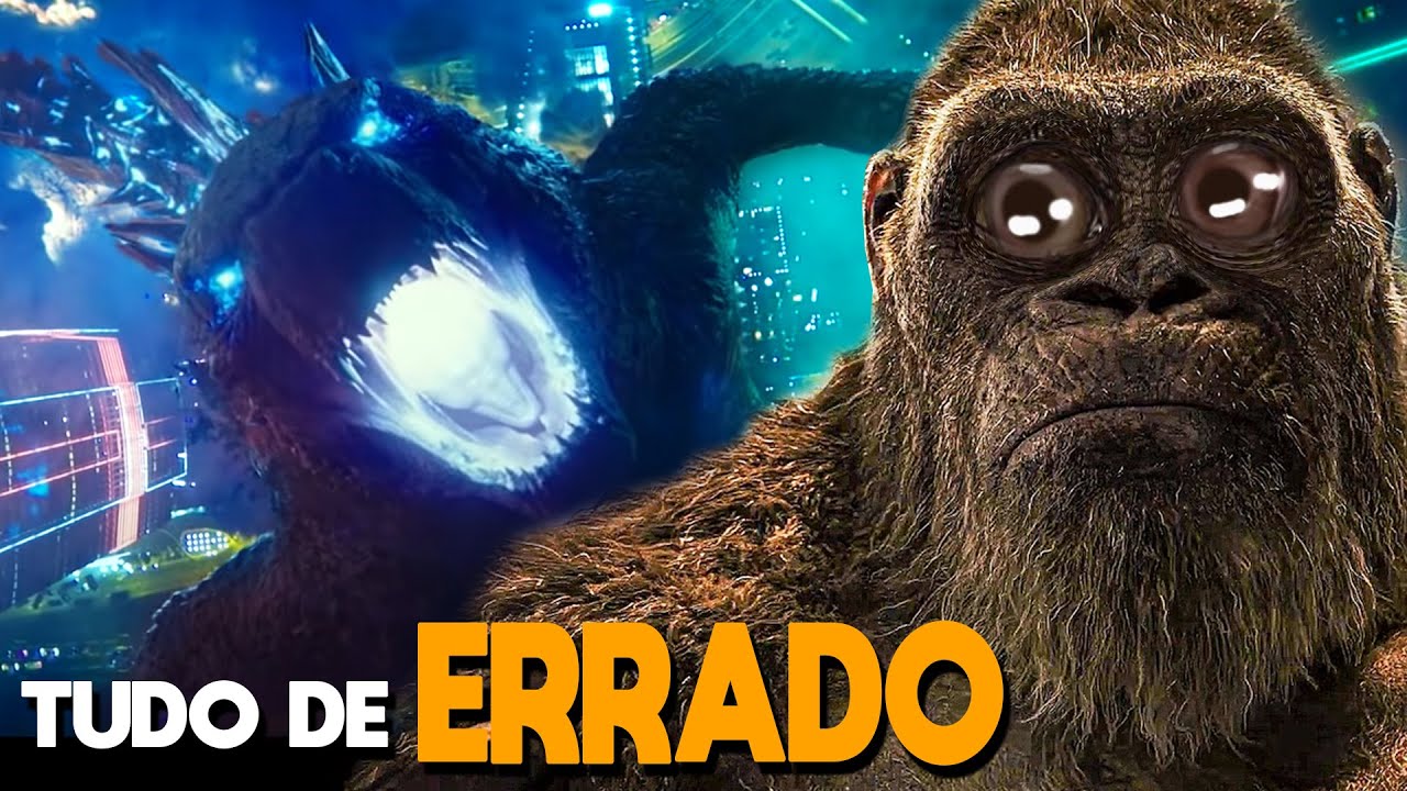 TUDO de ERRADO com GODZILLA VS KONG (2021)